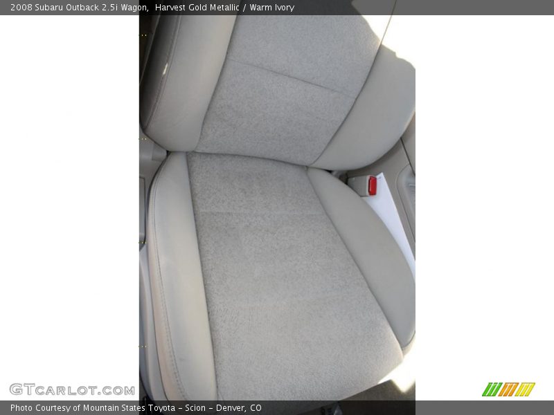 Harvest Gold Metallic / Warm Ivory 2008 Subaru Outback 2.5i Wagon