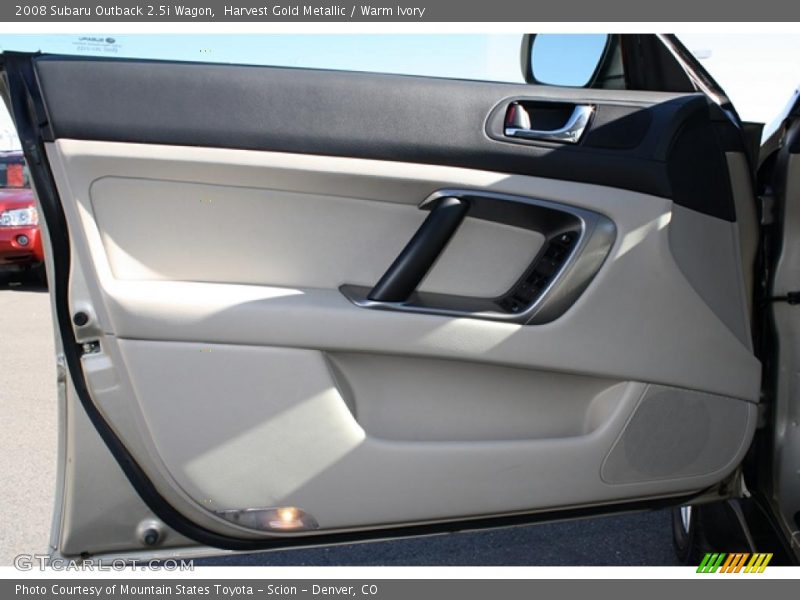 Harvest Gold Metallic / Warm Ivory 2008 Subaru Outback 2.5i Wagon