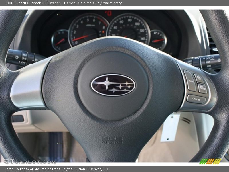 Harvest Gold Metallic / Warm Ivory 2008 Subaru Outback 2.5i Wagon