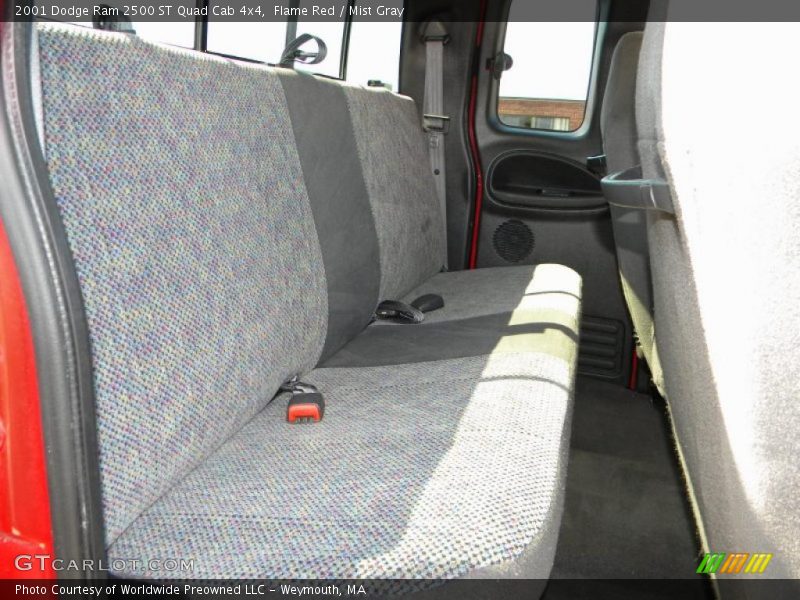 Flame Red / Mist Gray 2001 Dodge Ram 2500 ST Quad Cab 4x4