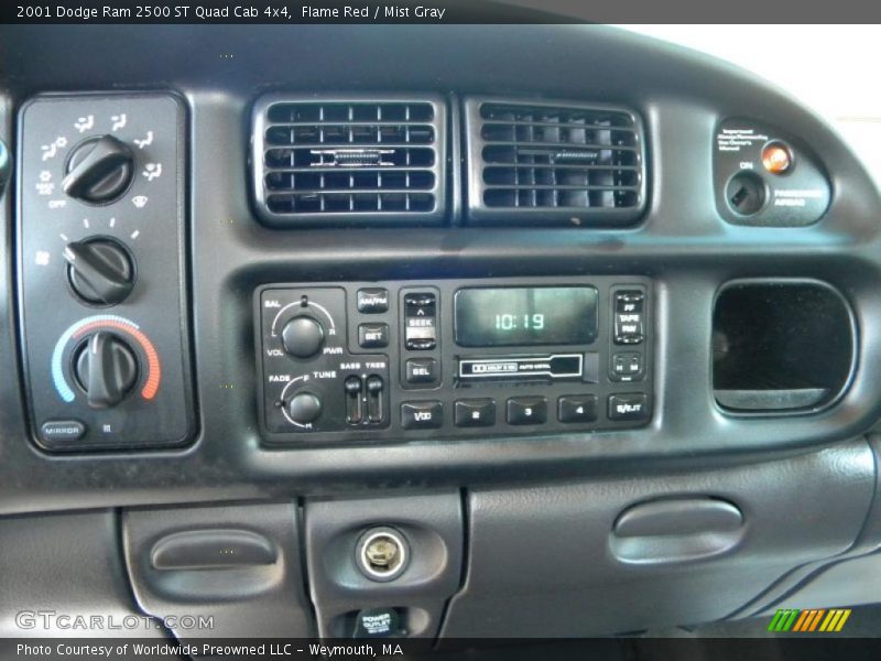 Flame Red / Mist Gray 2001 Dodge Ram 2500 ST Quad Cab 4x4