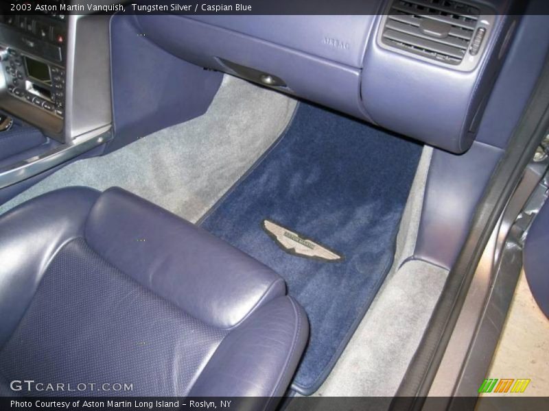Tungsten Silver / Caspian Blue 2003 Aston Martin Vanquish