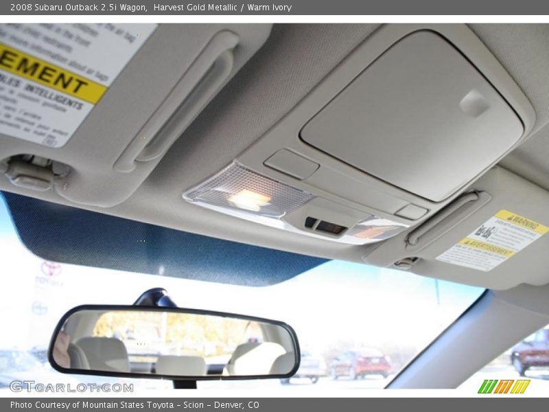 Harvest Gold Metallic / Warm Ivory 2008 Subaru Outback 2.5i Wagon