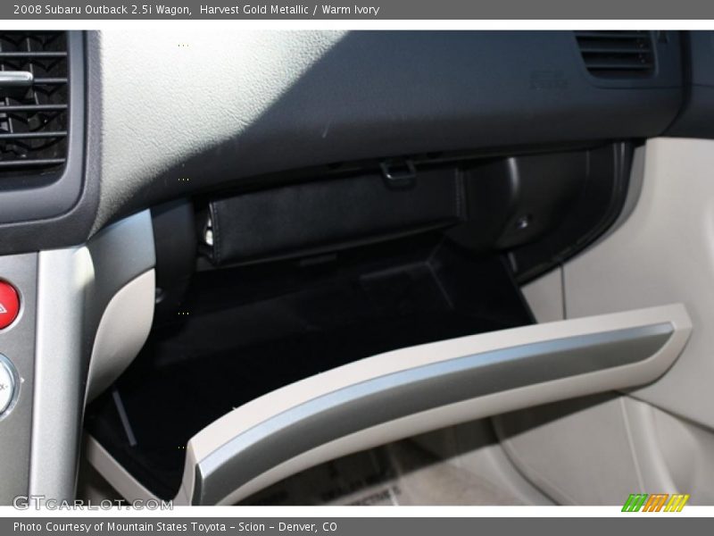 Harvest Gold Metallic / Warm Ivory 2008 Subaru Outback 2.5i Wagon