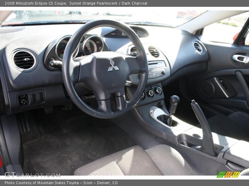 Sunset Orange Pearlescent / Dark Charcoal 2008 Mitsubishi Eclipse GS Coupe