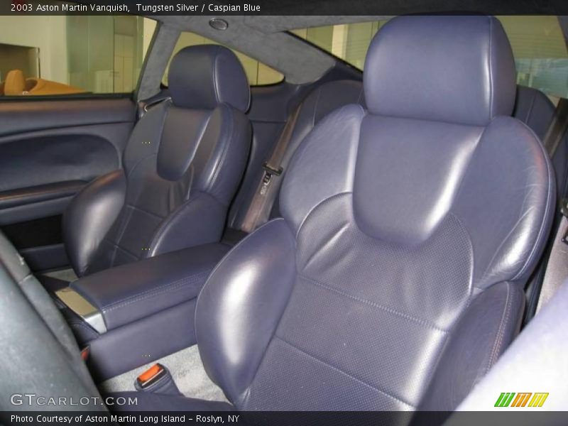 Tungsten Silver / Caspian Blue 2003 Aston Martin Vanquish