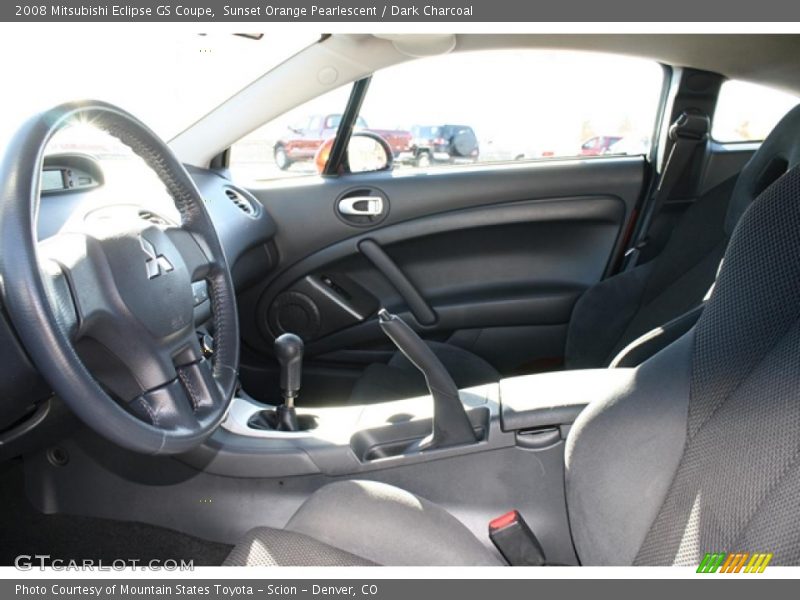 Sunset Orange Pearlescent / Dark Charcoal 2008 Mitsubishi Eclipse GS Coupe
