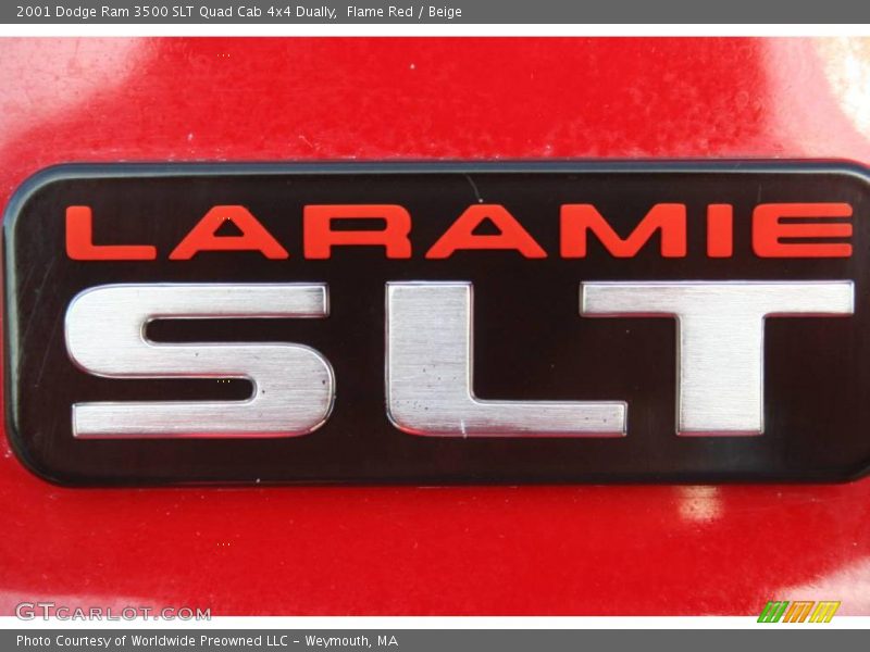  2001 Ram 3500 SLT Quad Cab 4x4 Dually Logo