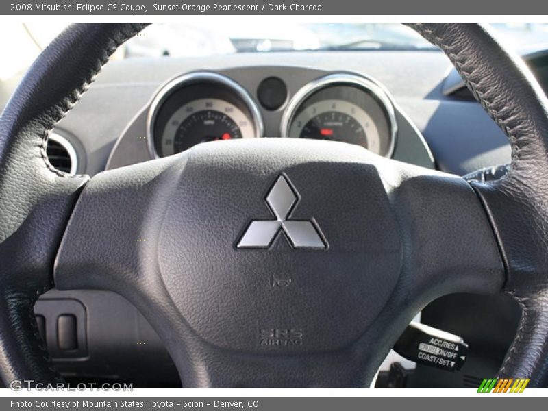 Sunset Orange Pearlescent / Dark Charcoal 2008 Mitsubishi Eclipse GS Coupe