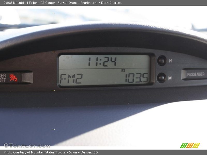 Sunset Orange Pearlescent / Dark Charcoal 2008 Mitsubishi Eclipse GS Coupe