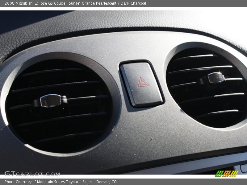 Sunset Orange Pearlescent / Dark Charcoal 2008 Mitsubishi Eclipse GS Coupe