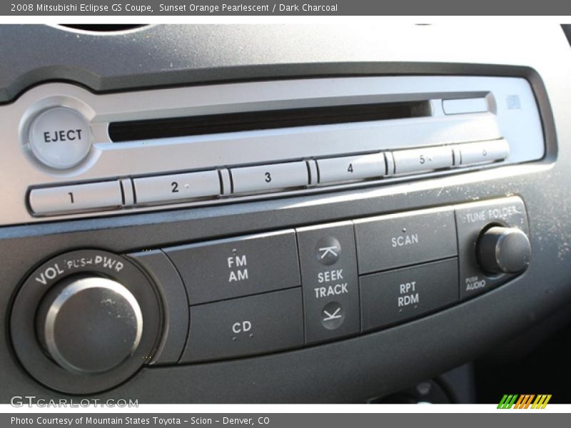 Sunset Orange Pearlescent / Dark Charcoal 2008 Mitsubishi Eclipse GS Coupe