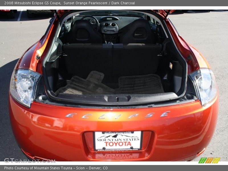 Sunset Orange Pearlescent / Dark Charcoal 2008 Mitsubishi Eclipse GS Coupe