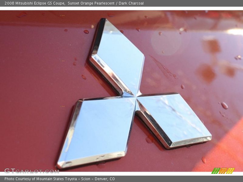 Sunset Orange Pearlescent / Dark Charcoal 2008 Mitsubishi Eclipse GS Coupe
