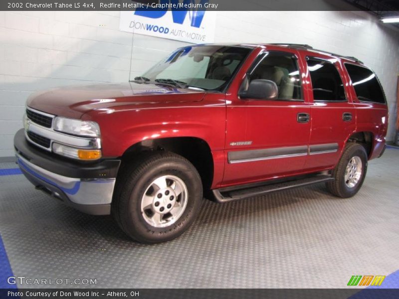 Redfire Metallic / Graphite/Medium Gray 2002 Chevrolet Tahoe LS 4x4