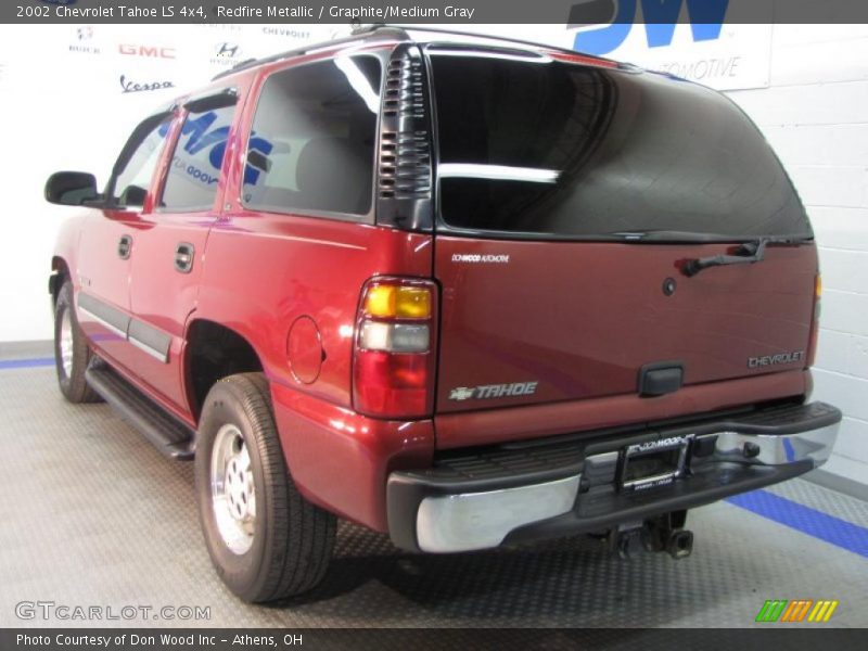 Redfire Metallic / Graphite/Medium Gray 2002 Chevrolet Tahoe LS 4x4