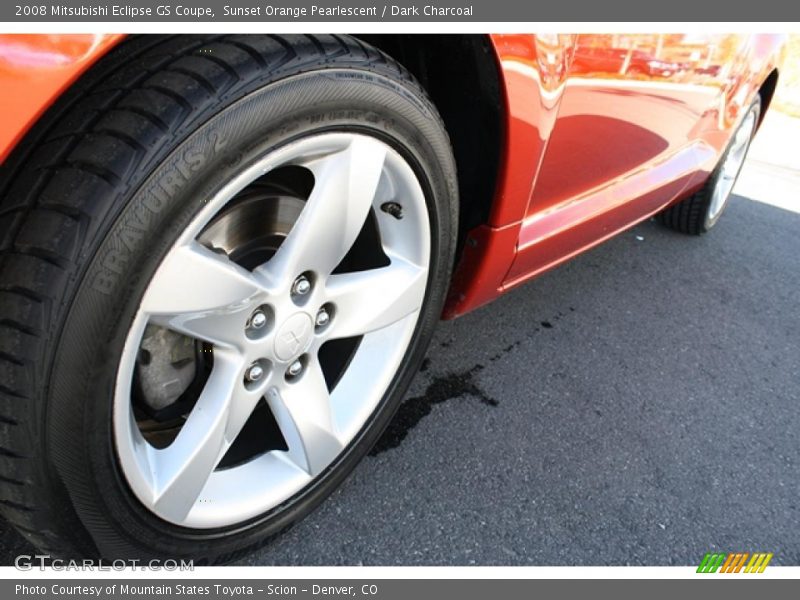 Sunset Orange Pearlescent / Dark Charcoal 2008 Mitsubishi Eclipse GS Coupe