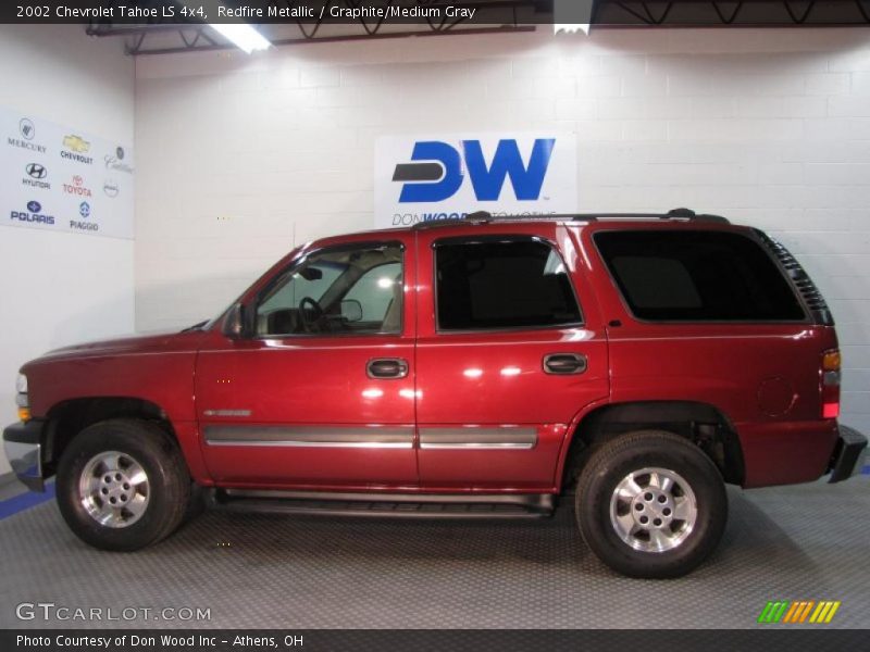 Redfire Metallic / Graphite/Medium Gray 2002 Chevrolet Tahoe LS 4x4
