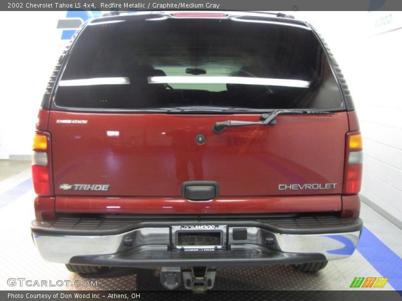 Redfire Metallic / Graphite/Medium Gray 2002 Chevrolet Tahoe LS 4x4