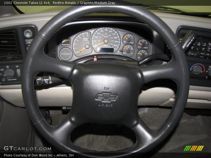 Redfire Metallic / Graphite/Medium Gray 2002 Chevrolet Tahoe LS 4x4