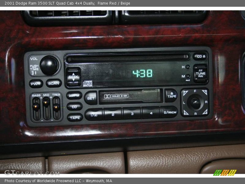 Controls of 2001 Ram 3500 SLT Quad Cab 4x4 Dually