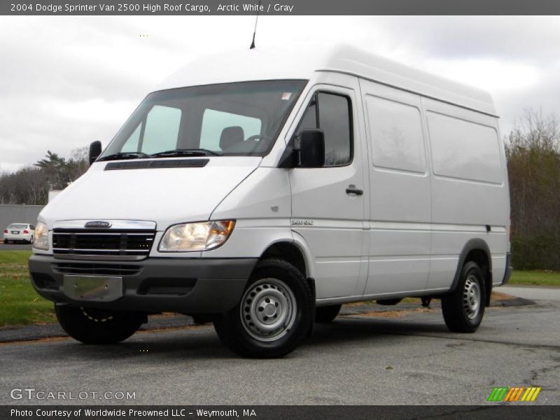 Arctic White / Gray 2004 Dodge Sprinter Van 2500 High Roof Cargo