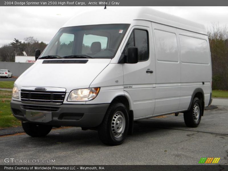 Front 3/4 View of 2004 Sprinter Van 2500 High Roof Cargo