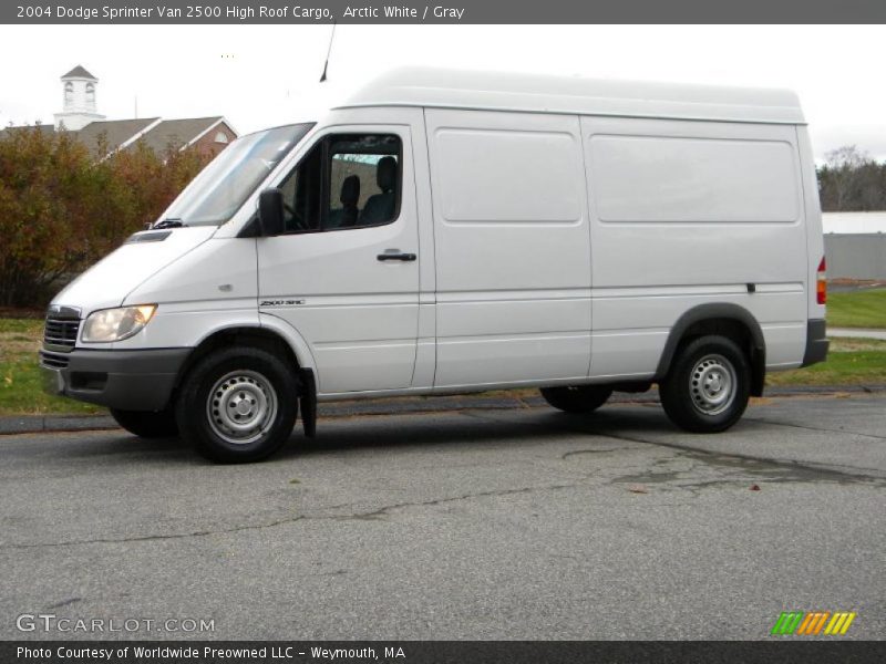 Arctic White / Gray 2004 Dodge Sprinter Van 2500 High Roof Cargo