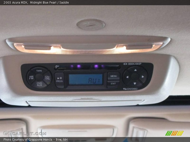 Midnight Blue Pearl / Saddle 2003 Acura MDX