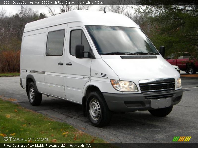 Arctic White / Gray 2004 Dodge Sprinter Van 2500 High Roof Cargo