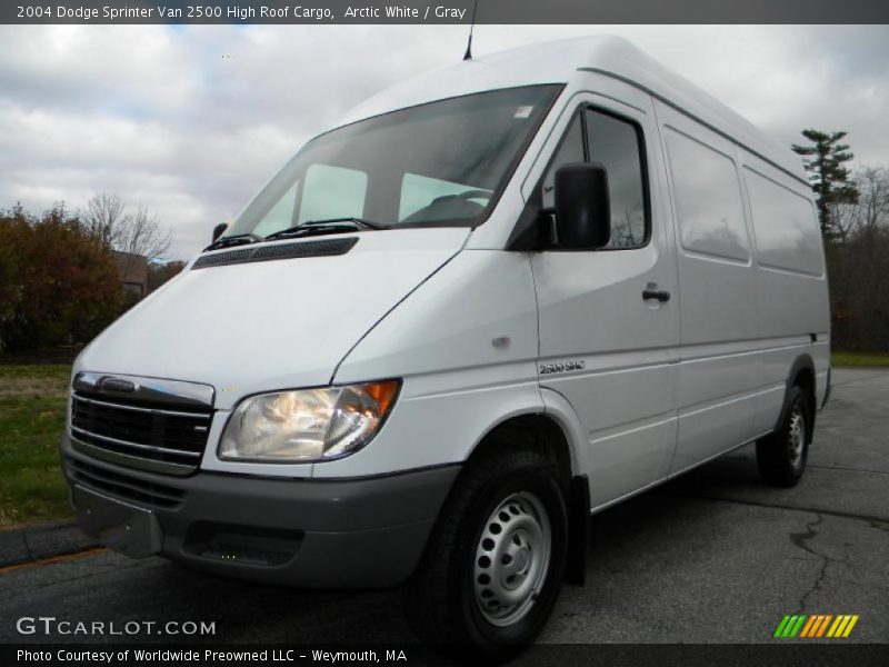 Arctic White / Gray 2004 Dodge Sprinter Van 2500 High Roof Cargo