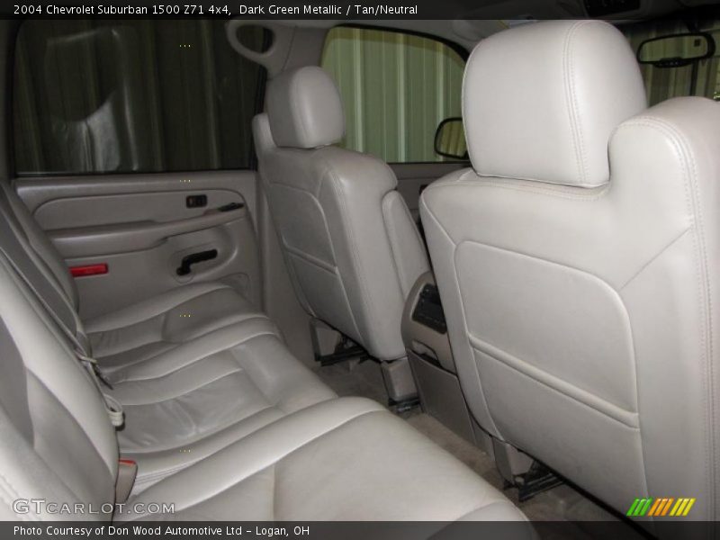Dark Green Metallic / Tan/Neutral 2004 Chevrolet Suburban 1500 Z71 4x4