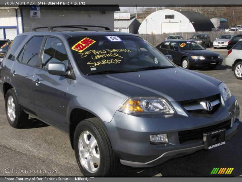 Steel Blue Metallic / Quartz 2006 Acura MDX