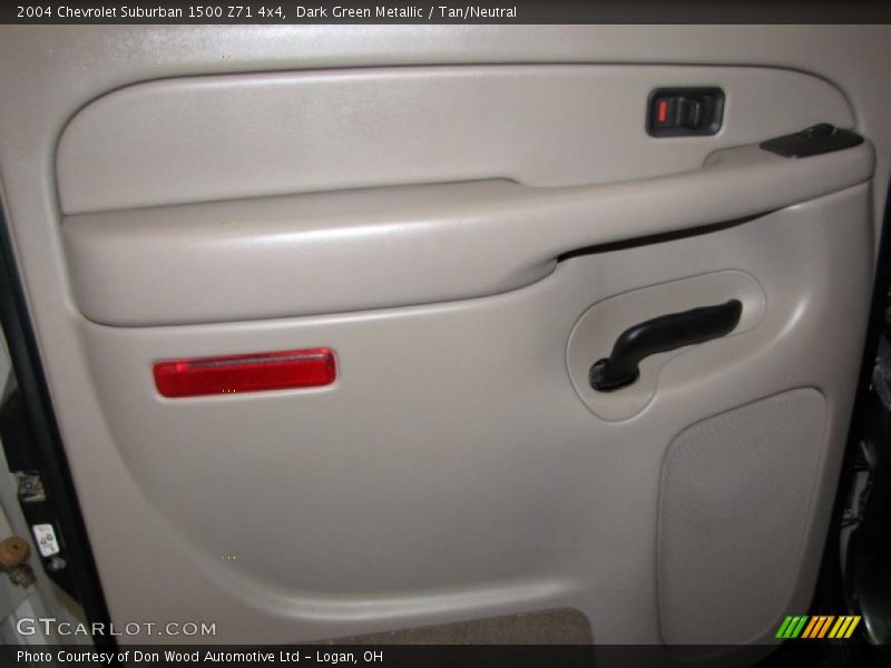 Dark Green Metallic / Tan/Neutral 2004 Chevrolet Suburban 1500 Z71 4x4