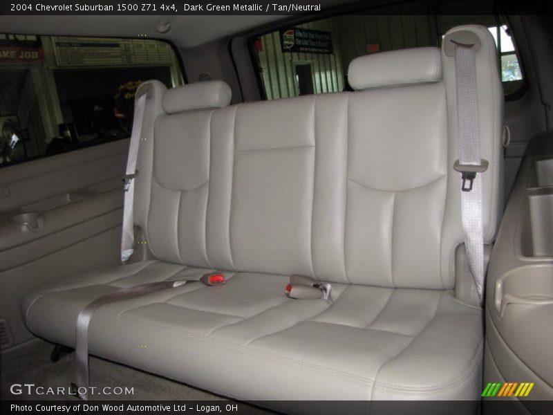 Dark Green Metallic / Tan/Neutral 2004 Chevrolet Suburban 1500 Z71 4x4