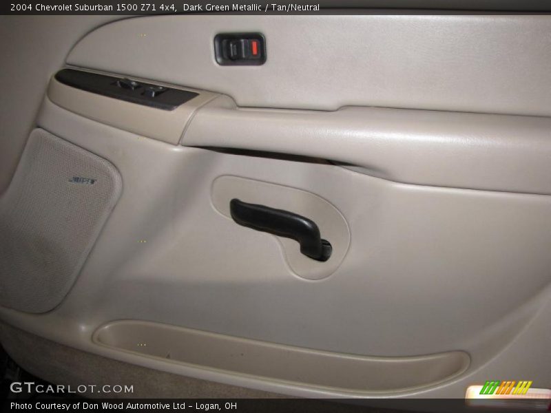 Dark Green Metallic / Tan/Neutral 2004 Chevrolet Suburban 1500 Z71 4x4