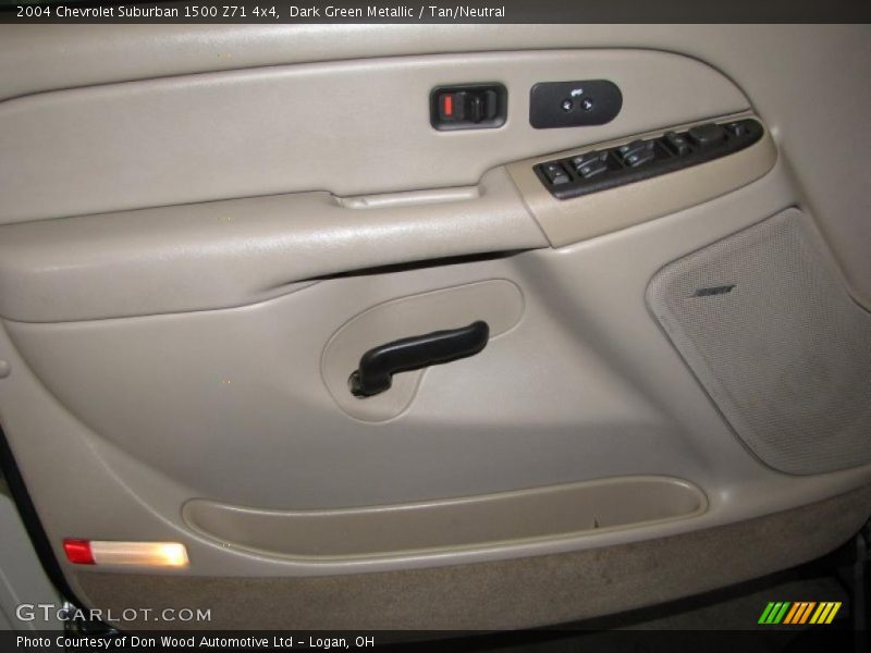 Dark Green Metallic / Tan/Neutral 2004 Chevrolet Suburban 1500 Z71 4x4