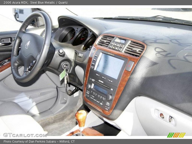 Steel Blue Metallic / Quartz 2006 Acura MDX