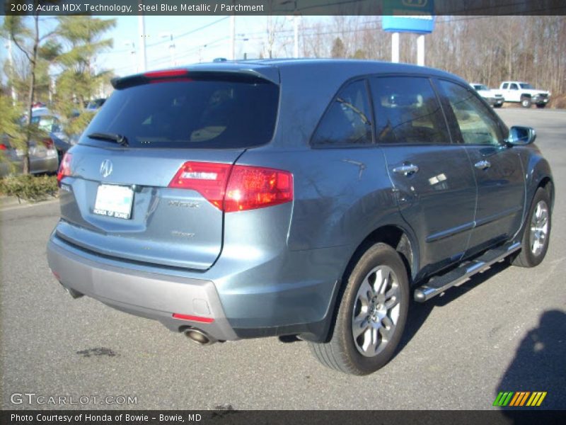 Steel Blue Metallic / Parchment 2008 Acura MDX Technology