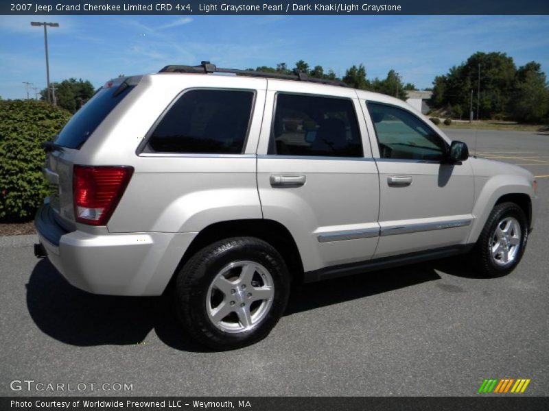 Light Graystone Pearl / Dark Khaki/Light Graystone 2007 Jeep Grand Cherokee Limited CRD 4x4