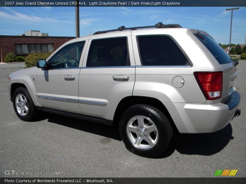 Light Graystone Pearl / Dark Khaki/Light Graystone 2007 Jeep Grand Cherokee Limited CRD 4x4