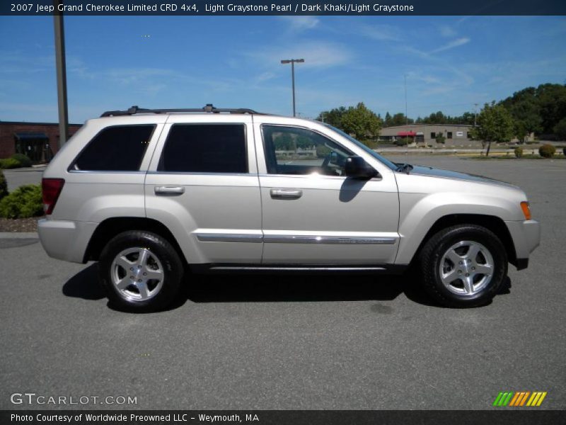Light Graystone Pearl / Dark Khaki/Light Graystone 2007 Jeep Grand Cherokee Limited CRD 4x4