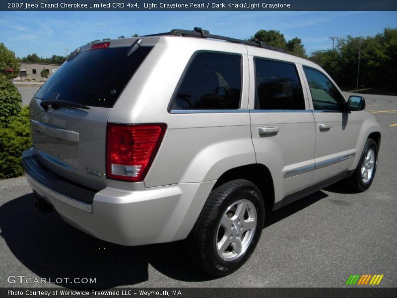 Light Graystone Pearl / Dark Khaki/Light Graystone 2007 Jeep Grand Cherokee Limited CRD 4x4