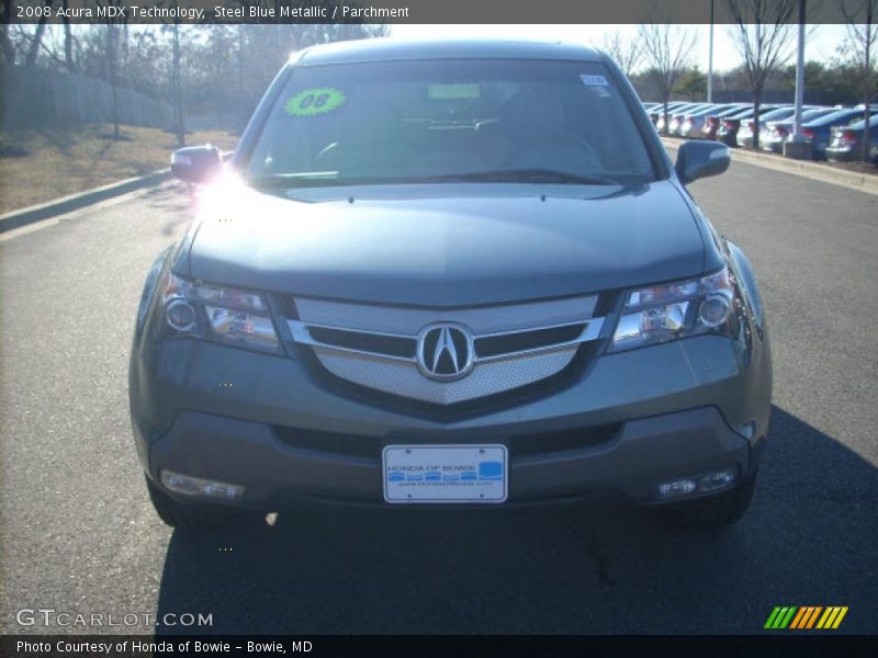 Steel Blue Metallic / Parchment 2008 Acura MDX Technology