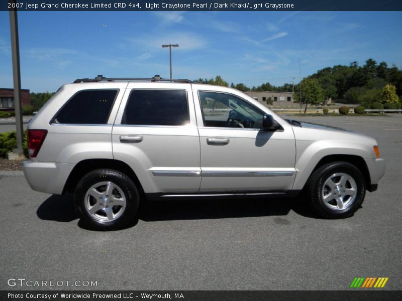 Light Graystone Pearl / Dark Khaki/Light Graystone 2007 Jeep Grand Cherokee Limited CRD 4x4