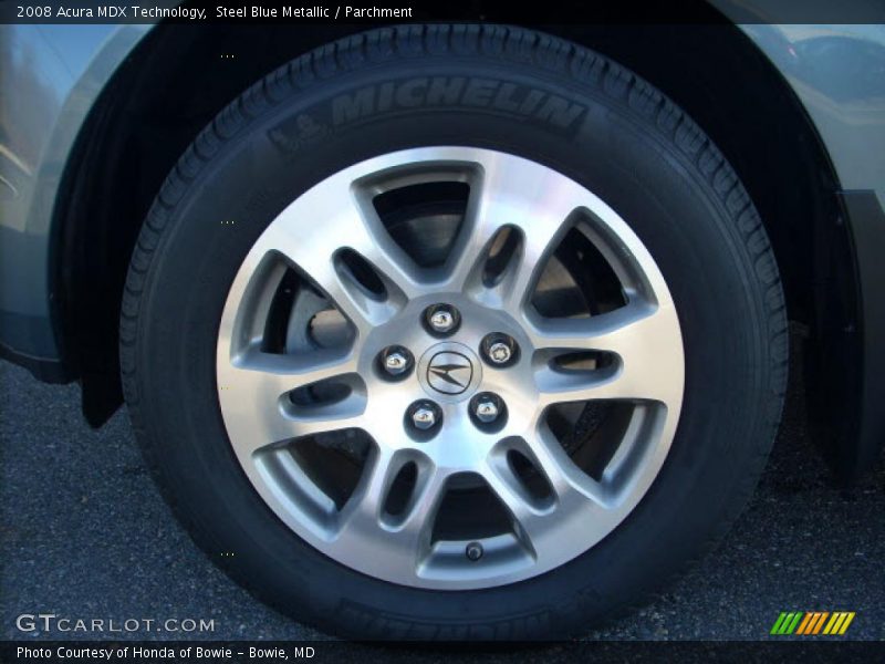 Steel Blue Metallic / Parchment 2008 Acura MDX Technology