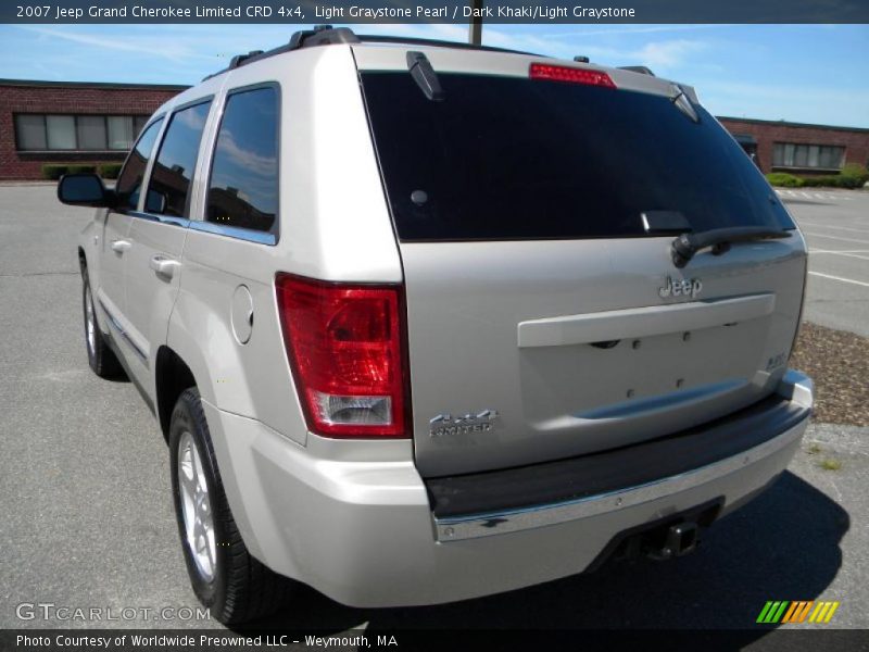 Light Graystone Pearl / Dark Khaki/Light Graystone 2007 Jeep Grand Cherokee Limited CRD 4x4