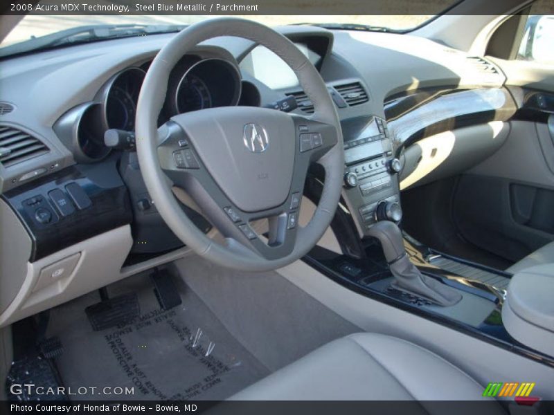 Steel Blue Metallic / Parchment 2008 Acura MDX Technology