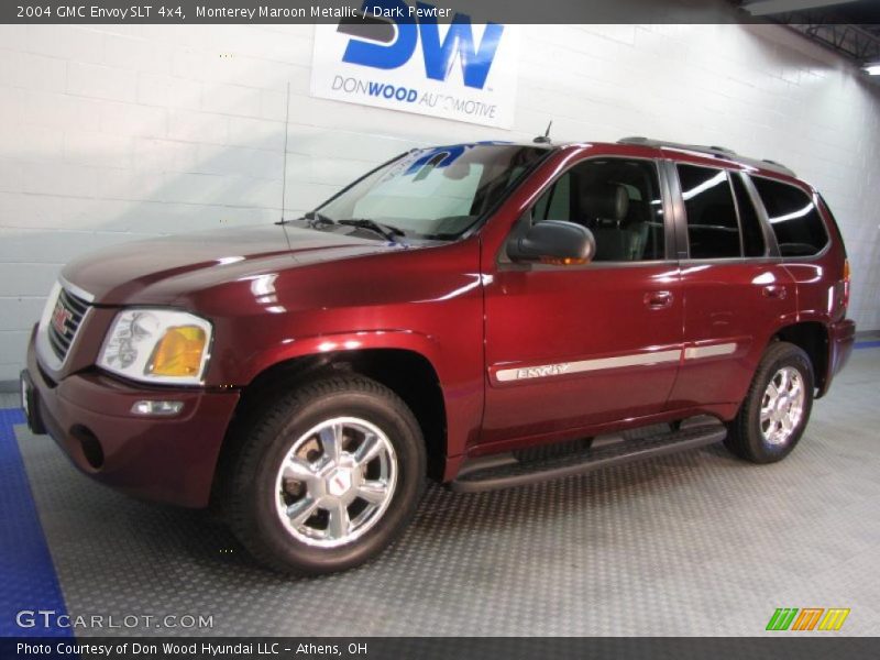 Monterey Maroon Metallic / Dark Pewter 2004 GMC Envoy SLT 4x4