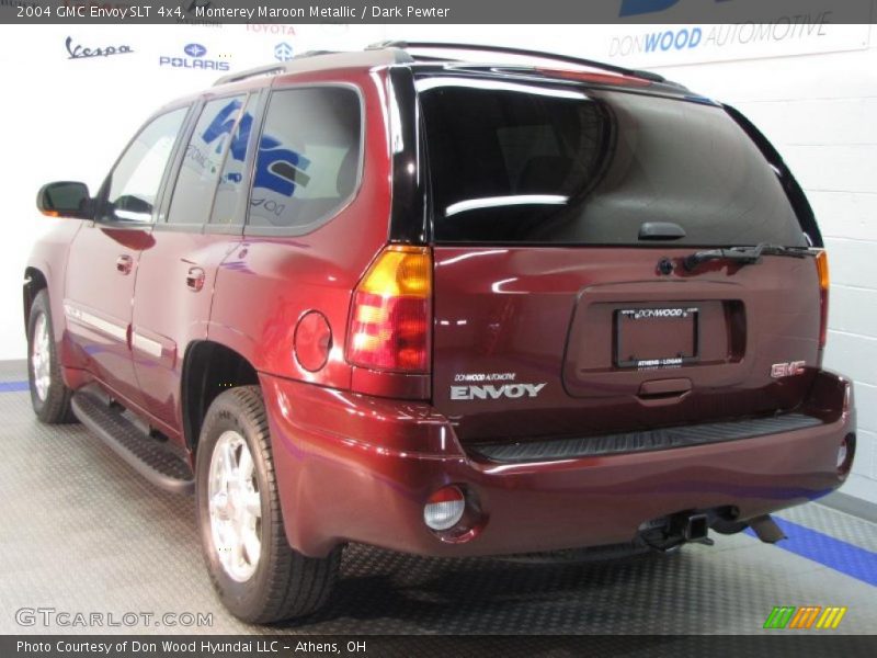 Monterey Maroon Metallic / Dark Pewter 2004 GMC Envoy SLT 4x4